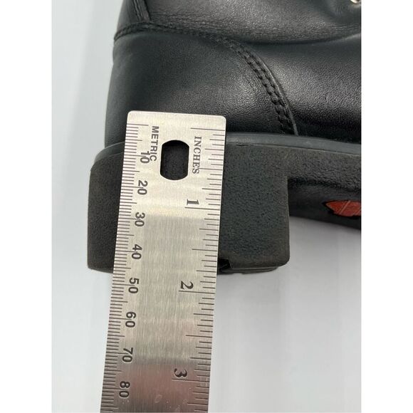 Harley Davidson Double Buckle Leather Lace Up Combat Riding Boot Womens Size 6 - Picture 9 of 14